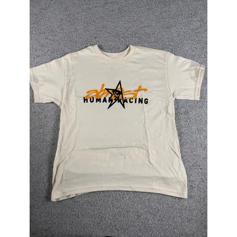 Almost Human Racing Toyota Supra Graphic T-Shirt Cream Mens Medium